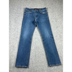 Lucky Brand Jeans Mens 33x32 Blue Denim Slim Straight Stretch Casual